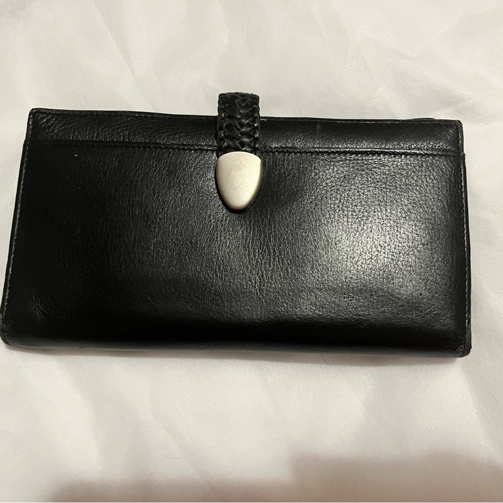 Samsonite Black Leather Wallet Sleek Design